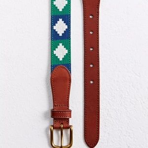 Urban Outfitters Diamond Pattern Needlepoint Belt